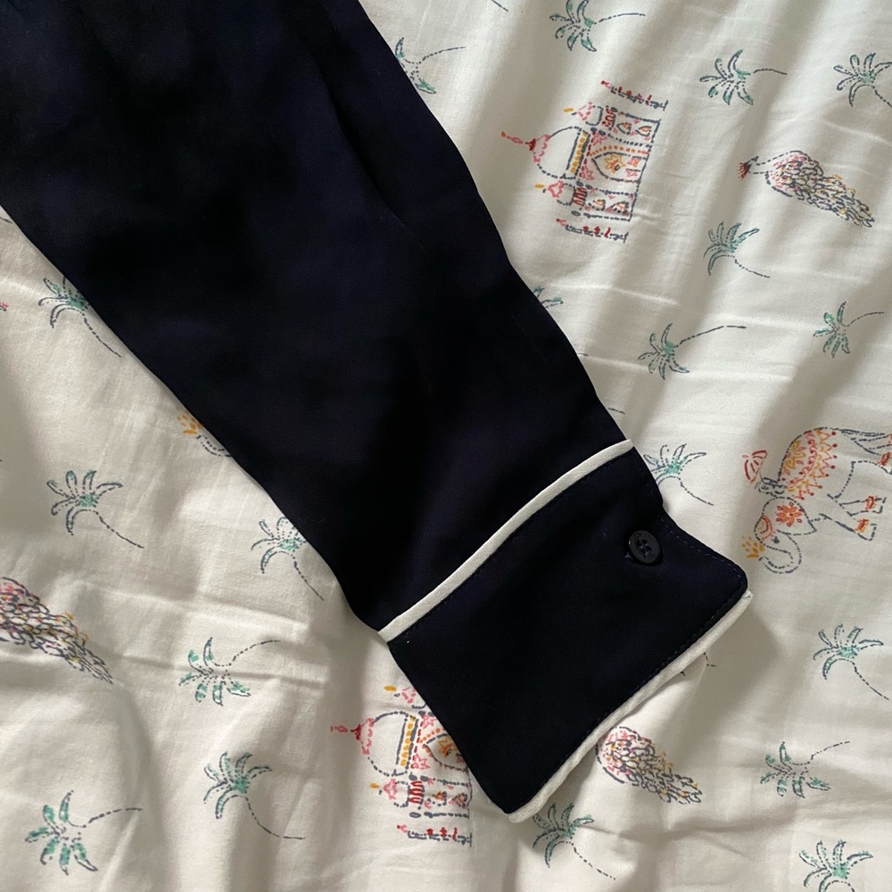 Philosophy navy blue blouse - Picture 3 of 5